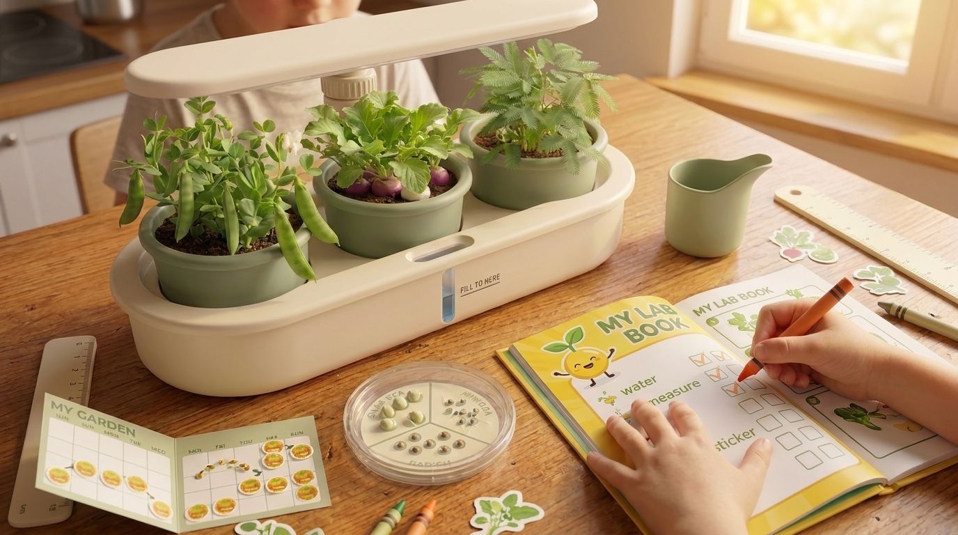 Peeka Pot - Learn to Grow Complete Garden Kit