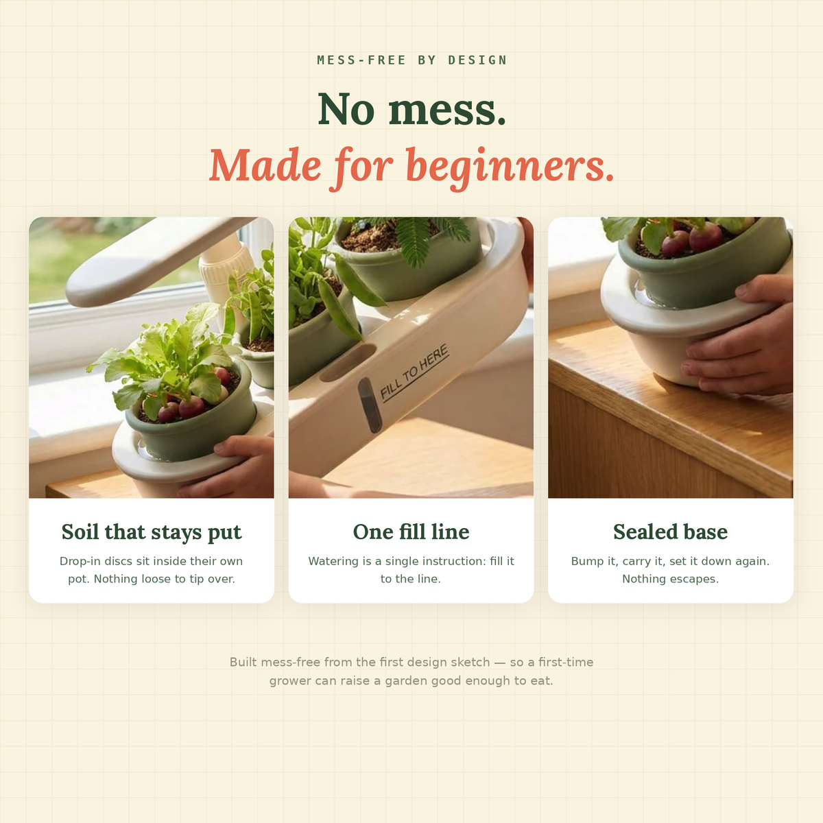 Peeka Pot - Learn to Grow Complete Garden Kit